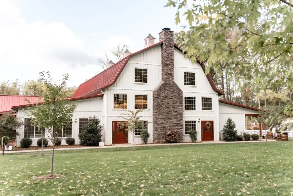 finished exterior of Rosemont Manor Venue facility